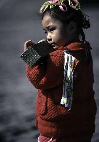 Girl in Tiananmen Square, Beijing, China